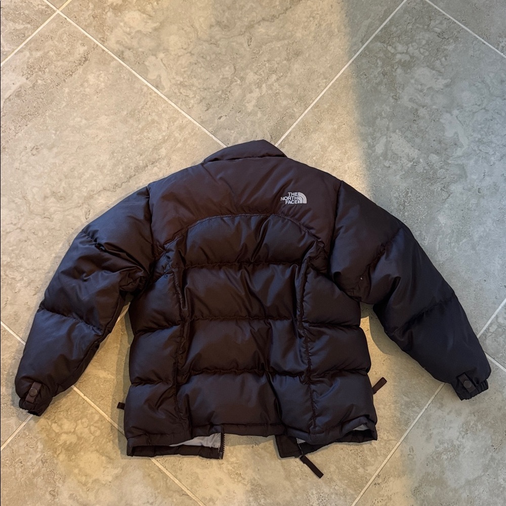 The North Face Dark Brown Puffer Jacket - Picture 2 of 9